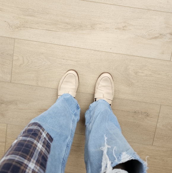 LUCKY BRAND Louisaa Slingback Loafer In Cannellini Sumhaz Nappa Calf Leather - Picture 5 of 9